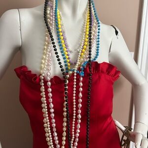 4/$50 Multicolor Beaded Necklace Set
